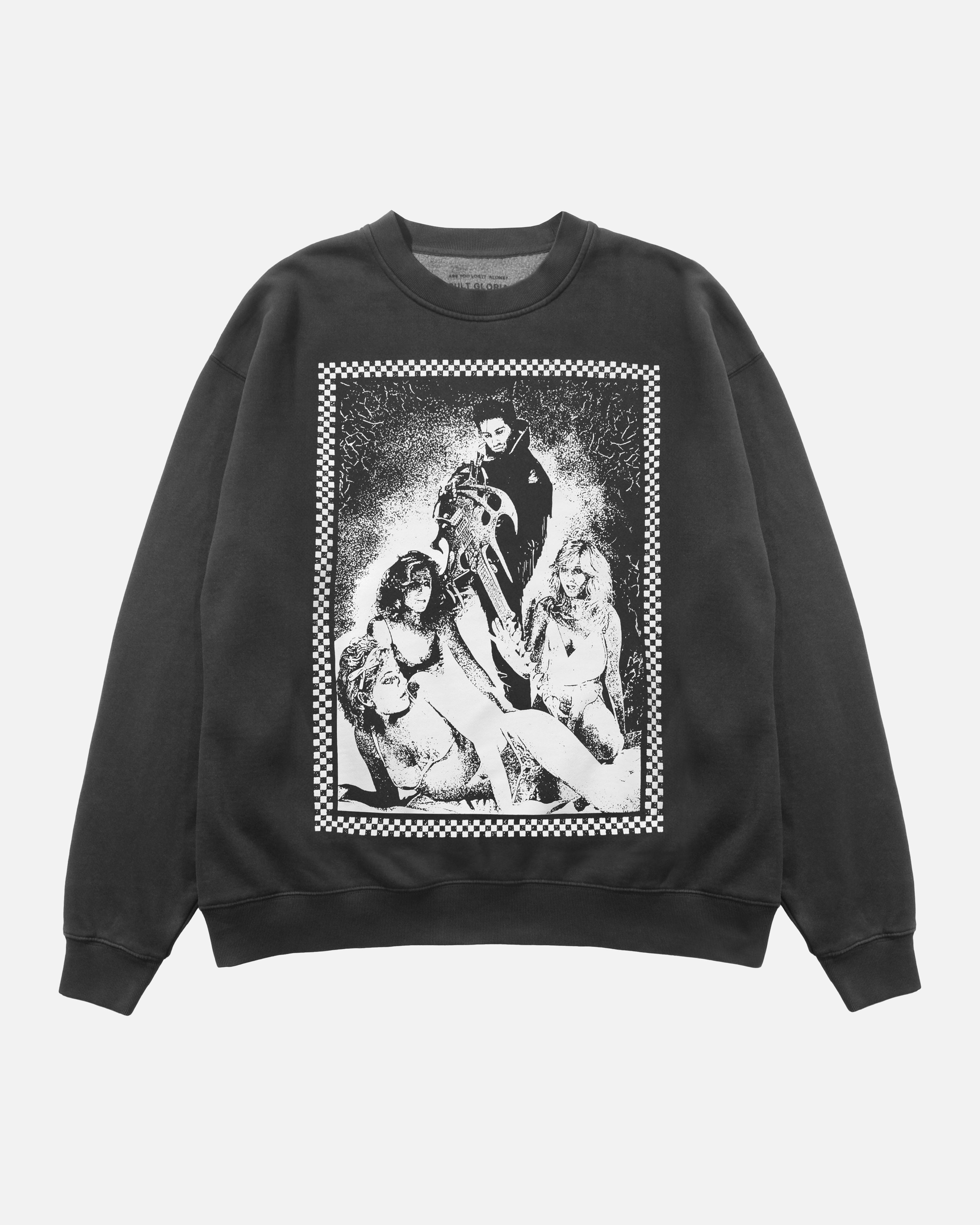 Slumber Party Crewneck (Faded Black)